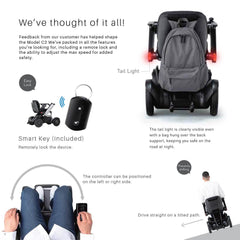 Whill Model C2 Futuristic Electric Wheelchair - C2