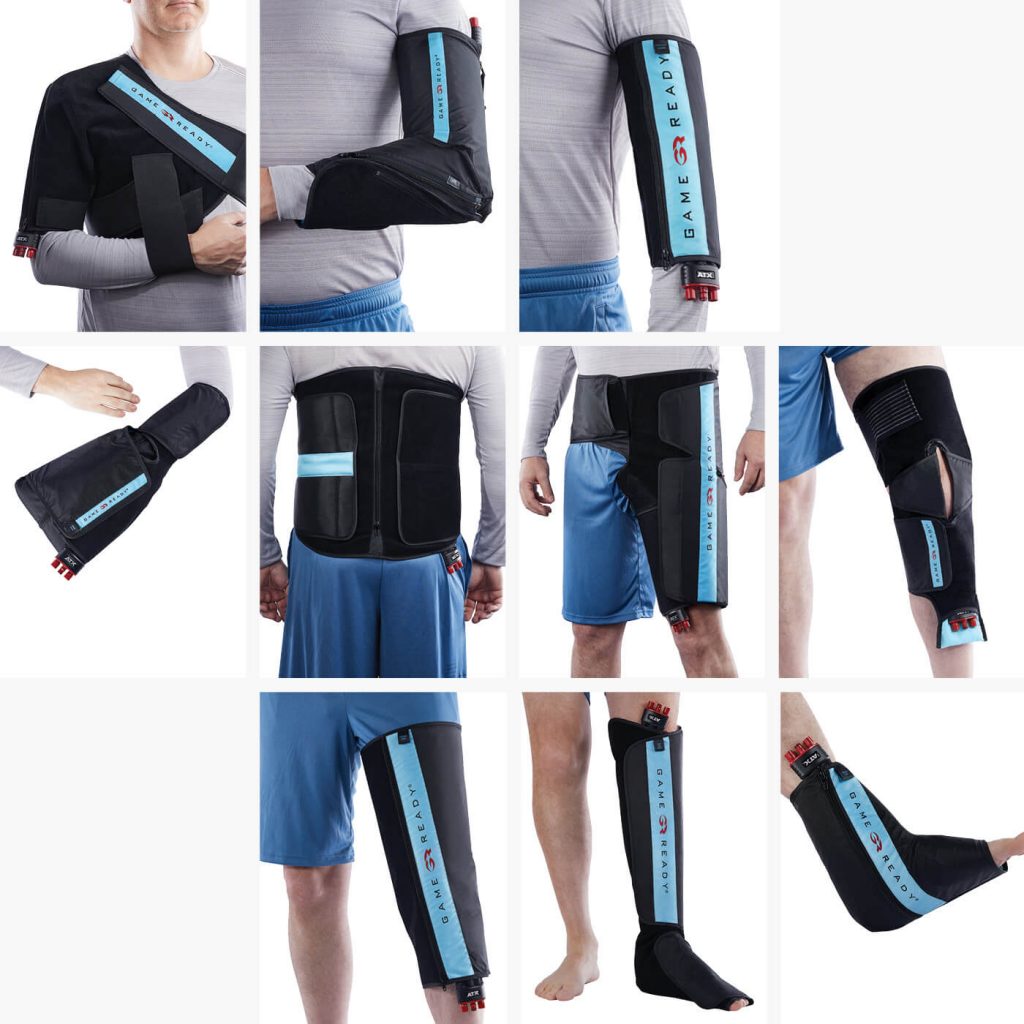 Game Ready ATX wraps compatible with the Med4 Elite, sold separately